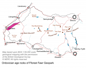 Ordovician rocks of the Geopark